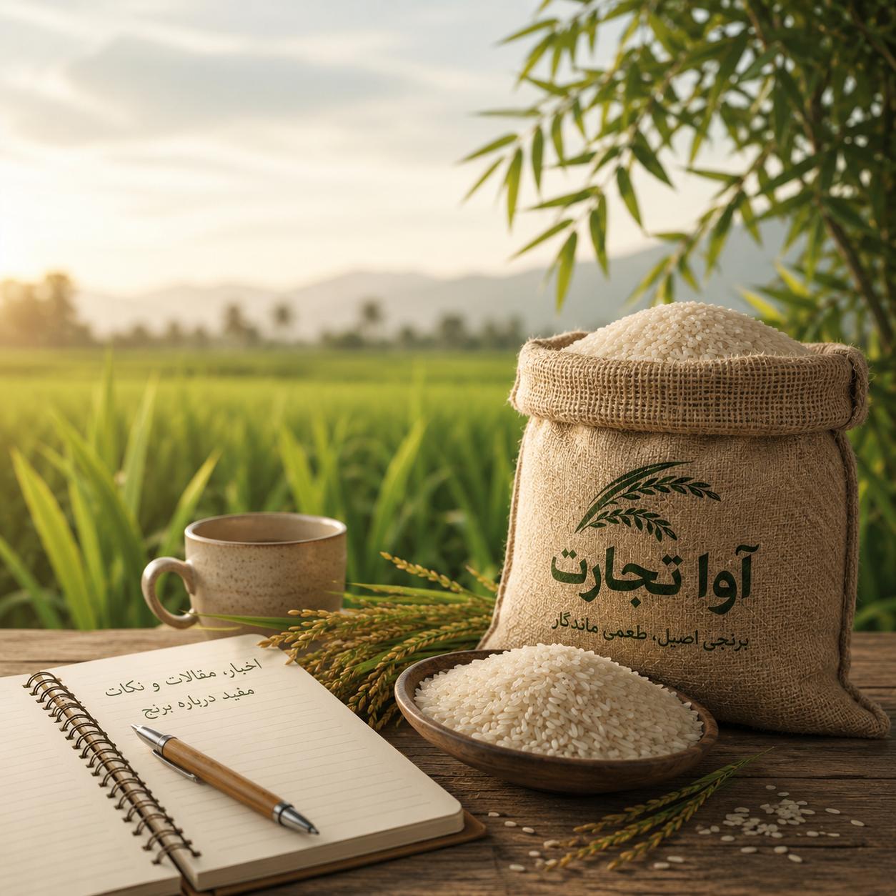 برنج ایرانی و محصولات آوا تجارت